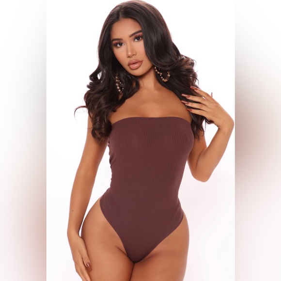 Hailey Ribbed Bodysuit 🤎 - Picture 1 of 9